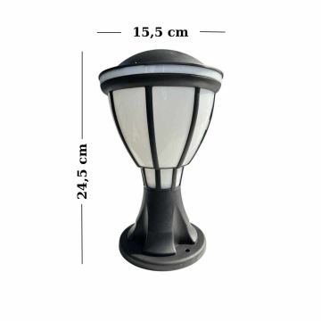 Cata CT-7020 E27 40cm Siyah Torino Bahçe Armatürü