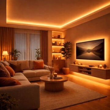 Cata 240 Çipli Led Şerit İç Mekan Amber CT-4538A